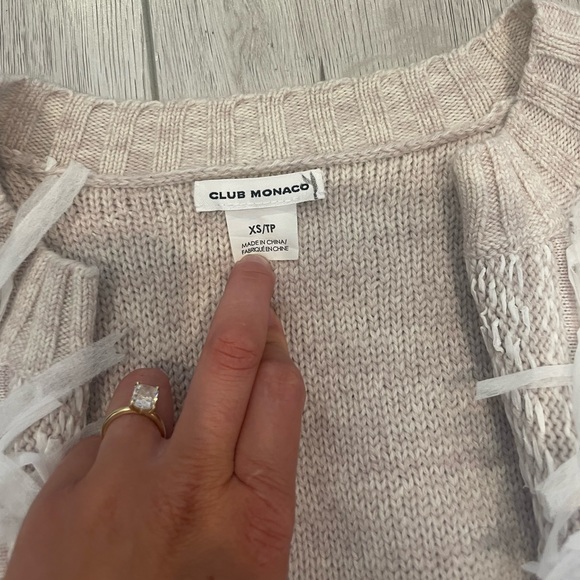 Club Monaco Open Cardigan, Size XS - Picture 11 of 13
